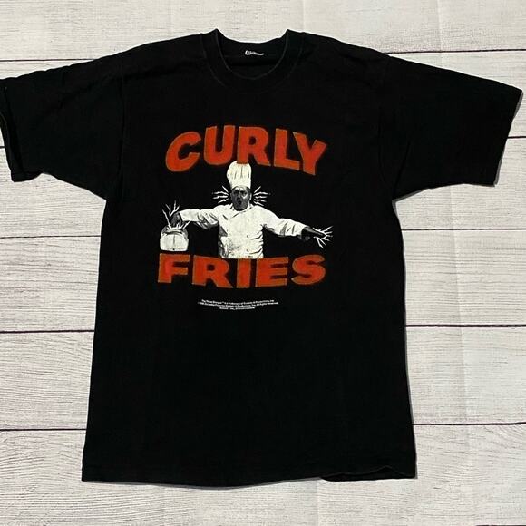 Vintage 1996 curly fries three stooges tees - Picture 1 of 6